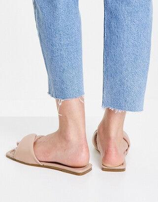 Asos Design Women's Beige Slipper ANS985