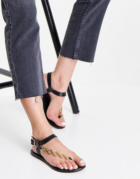 Asos Design Women's Black Sandal ANS1070