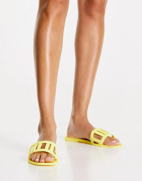 ASOS Design  Women's Yellow Slipper ANS679