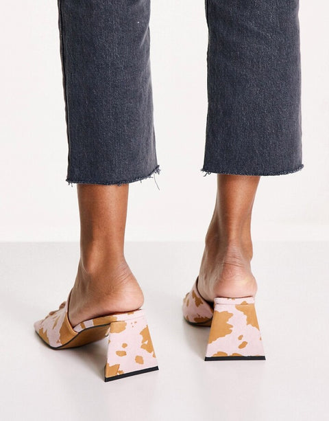ASOS Design  Women's Cow Print Heel ANS216 (Shoes56) shr