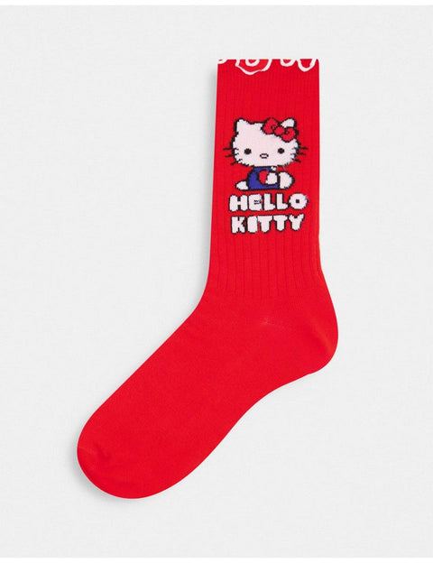 Asos Design Women's Red Socks ANF2905