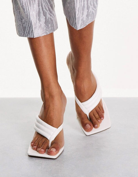 ASOS Design  Women's White Heel ANS214 (Shoes26,57)
