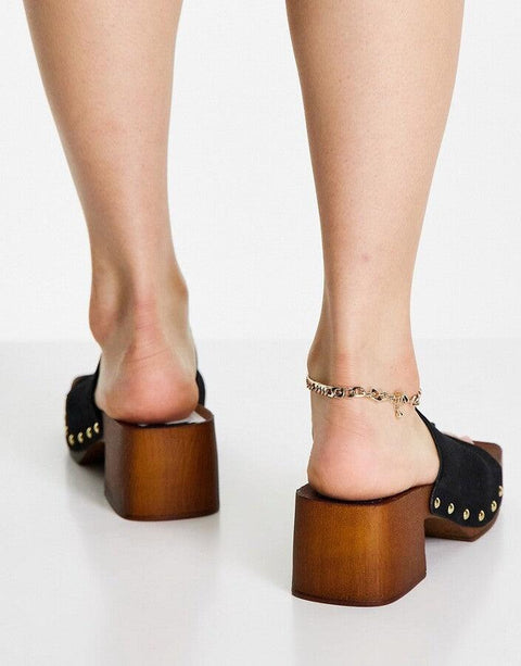 Asos Design Women's Black Slipper ANS735