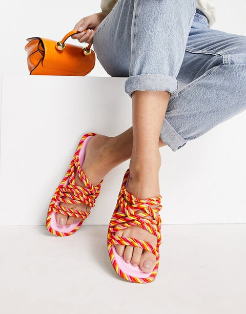 ASOS Design  Women's Multicolor Slipper ANS396(shoes 58) shr(ST3)