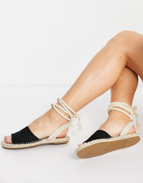 Asos Design Women's Black Sandals ANS944