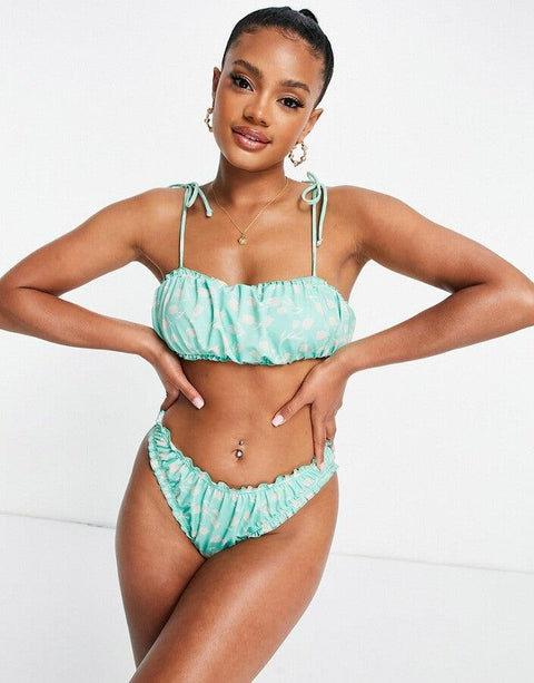 Asos Design Women's Aqua Bikini Bottom ANF3484