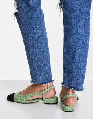 ASOS Design Women's Green Casual Shoes ANS4 (Shoes49)
