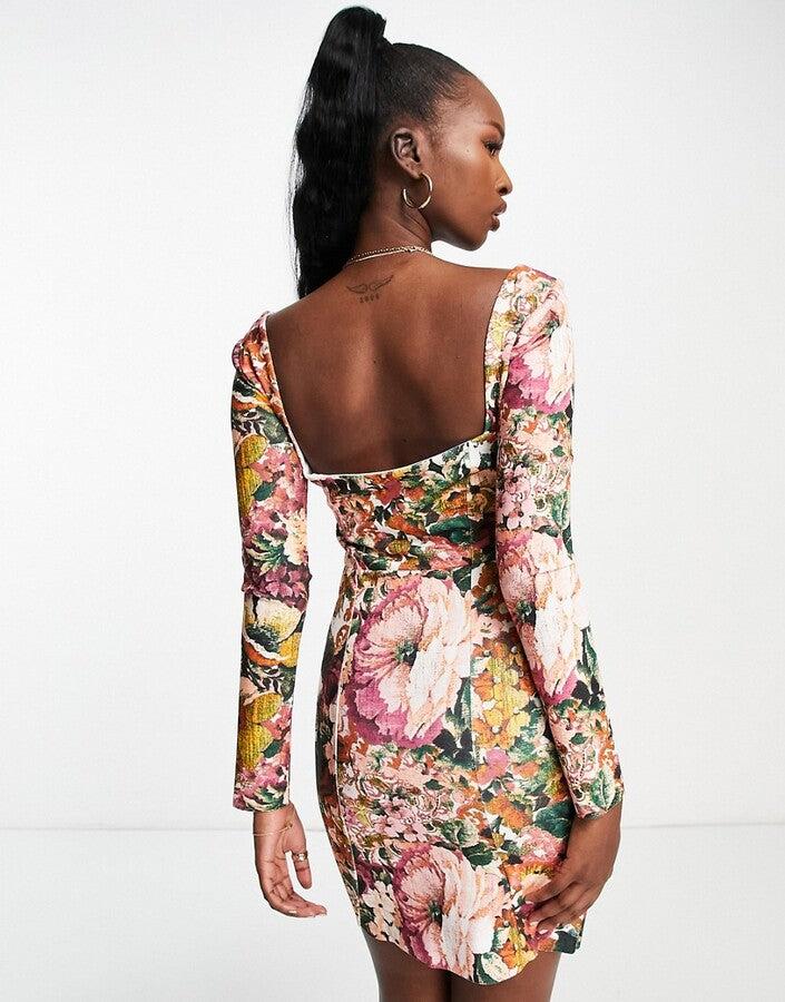 Asos Design Women's Multicolor Dress ANF2662