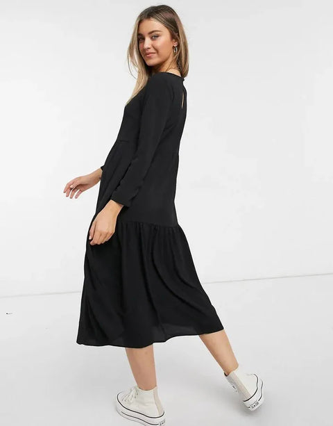 Asos Design Women's Black Dress ANF1897