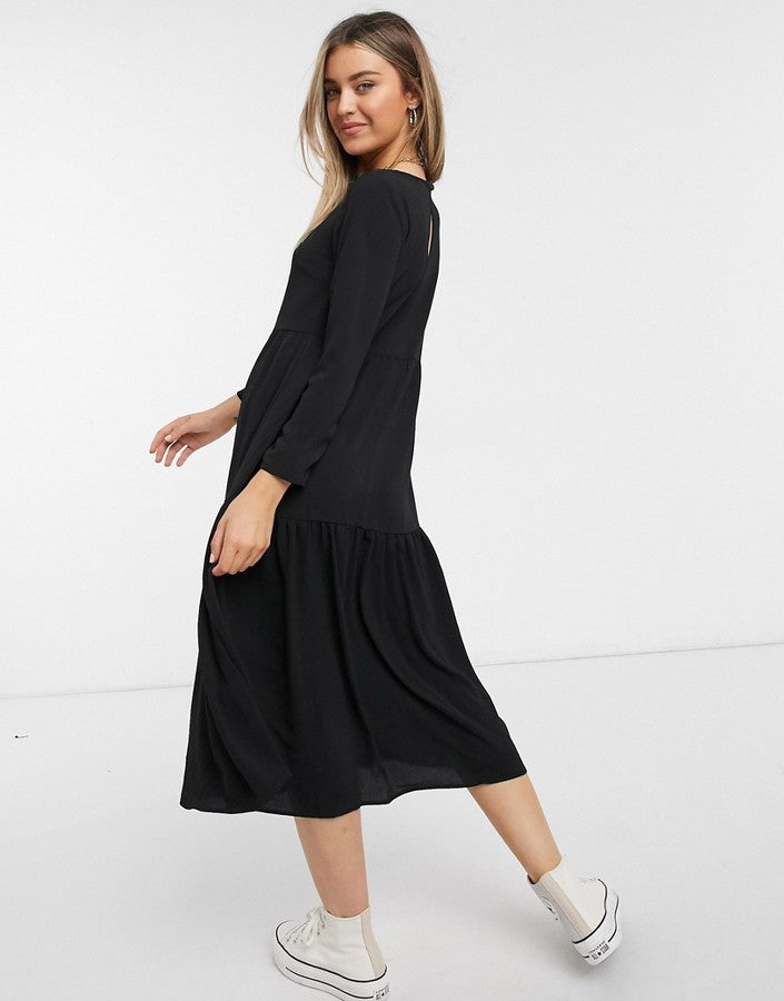 ASOS Design  Women's Black Dress AMF1047 E9