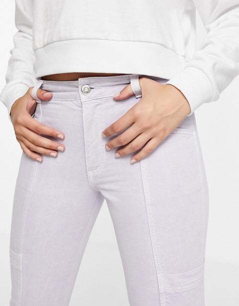 ASOS DESIGN  Women's Lilac Trouser AMF727 FM25 shr