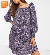 Asos Design Women's Multicolor Dress ANF1064