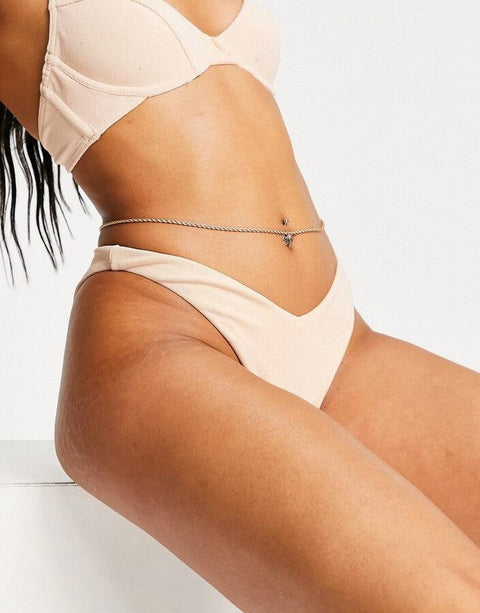 Asos Design  Women's Beige Bikini Bottom  ANF1315