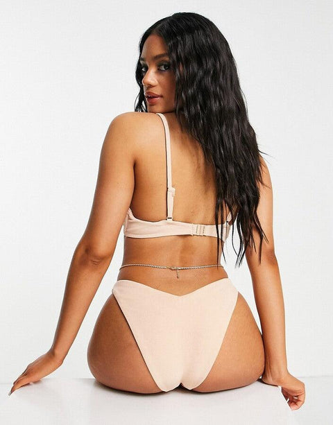 Asos Design  Women's Beige Bikini Bottom  ANF1315