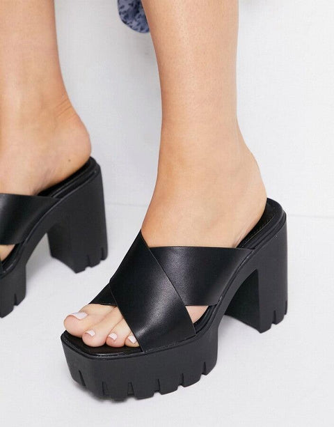 ASOS Design  Women's Black Heeled ANS432