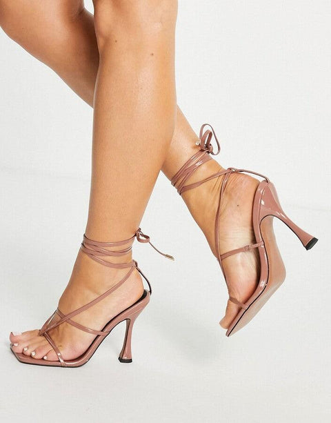 Asos Design Women's Dusty Rose High Heel Sandals ANS953