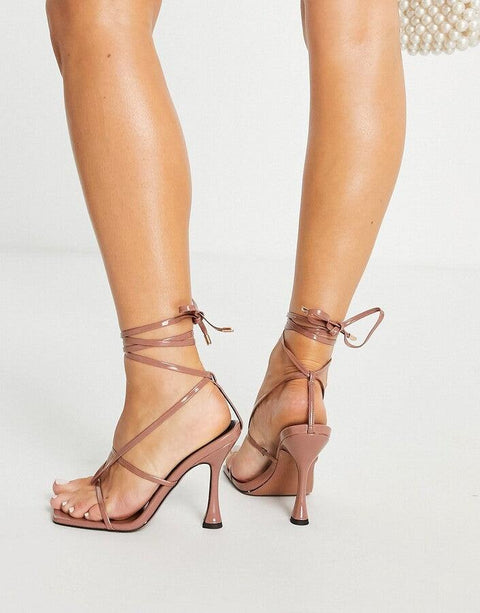 Asos Design Women's Dusty Rose High Heel Sandals ANS953