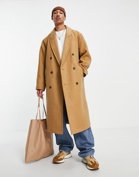 ASOS Design  Men's Camel Coat ANF101