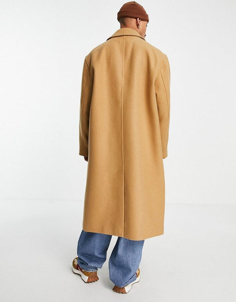 ASOS Design  Men's Camel Coat ANF101