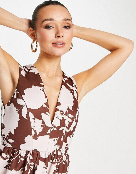 Asos Design Women's Multicolor Dress ANF1057