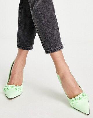 Asos Design Women's Lime Green Heels ANS918