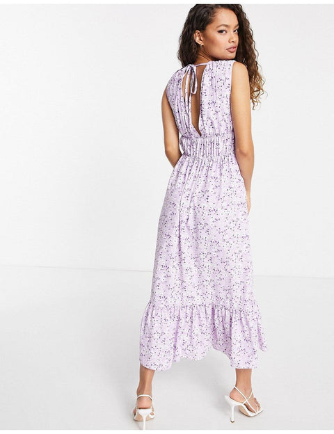 Asos Design Women's Lilac Dress ANF856