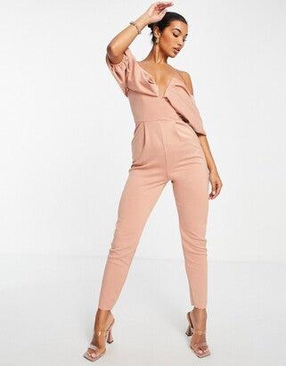 Asos Design Women's Blush Pink Jumpsuit ANF1952