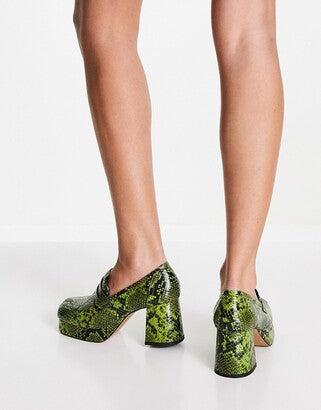 Asos Design Women's Multicolor Heeled Loafers ANS929