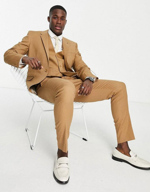 Asos Design Men's Camel Blazer ANF3529