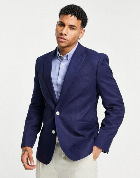ASOS DESIGN  Men's Navy Blue Blazer AMFJ214