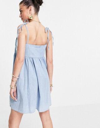 Asos Design Women's Blue Dress ANF979