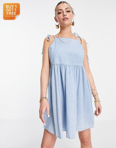 Asos Design Women's Blue Dress ANF979