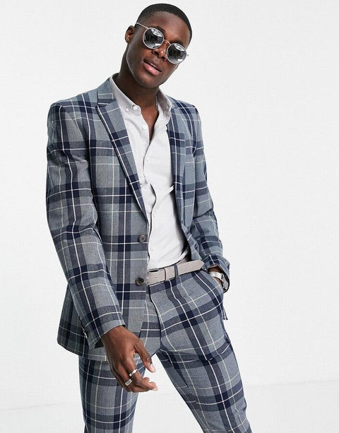 ASOS DESIGN Men's Multicolor Blazer ANF1686