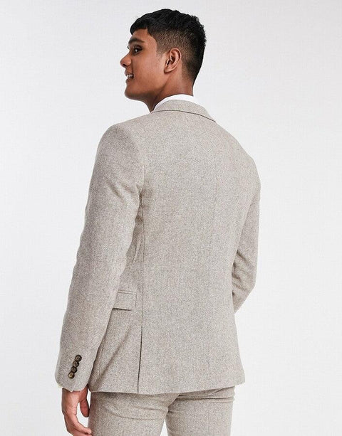 Asos Design Men's Beige Blazer ANF2867
