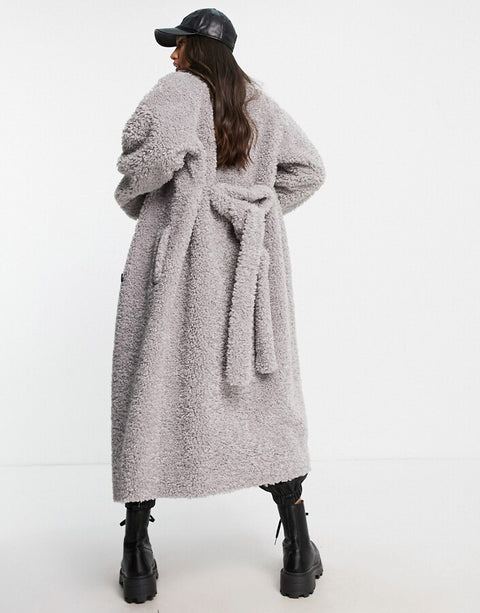 ASOS Women's Gray Coat ANF207 (AN68)