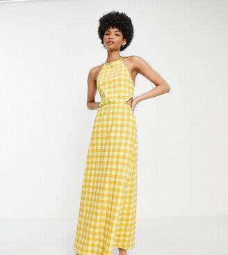 Asos Design Women's Yellow Dress ANF3440