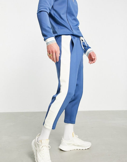 ASOS DESIGN Men's Blue Sweatpants AMF709 (SHR)