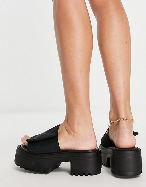 ASOS Design Women's Black Slipper ANS308(shoes58)