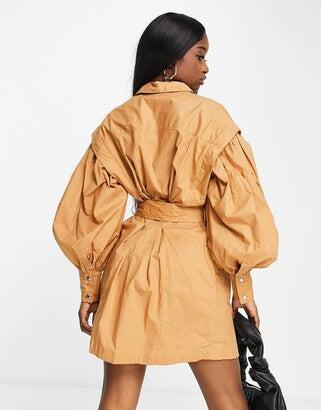 ASOS Design  Women's  Camel Dress ANF2870