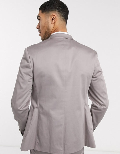 ASOS DESIGN  Men's Gray Blazer 100880725 AMFJ106  (shr)