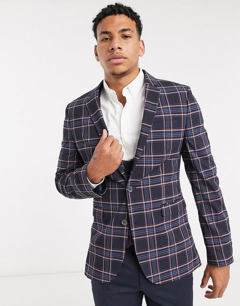 Asos Design Men's Multicolor Blazer ANF1712
