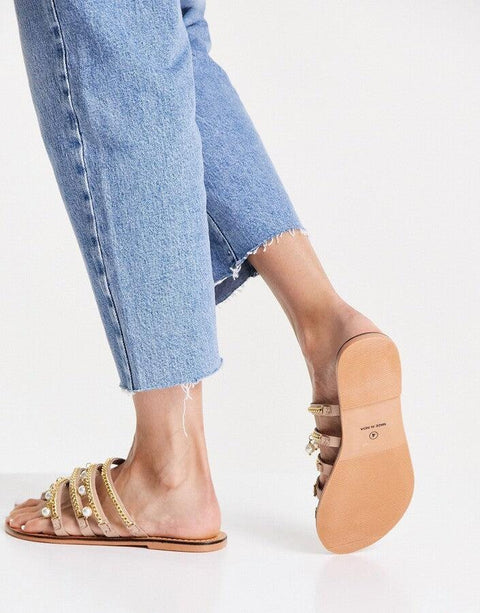 ASOS Design  Women's Beige Slipper ANS915