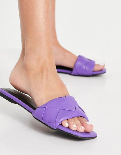 ASOS Design Women's Purple Slipper ANS120 shr