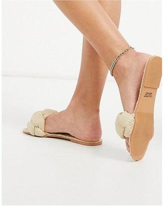 ASOS DESIGN  Women's Beige Slipper ANS1043
