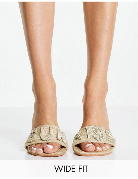 ASOS Design  Women's Beige Slipper ANS544