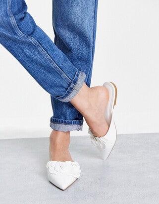 Asos Design Women's  White Slipper ANS964