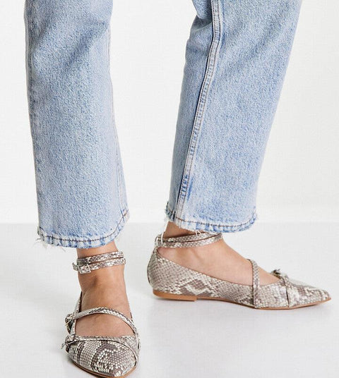 Asos Design Women's Snake Casual Shoes ANS777
