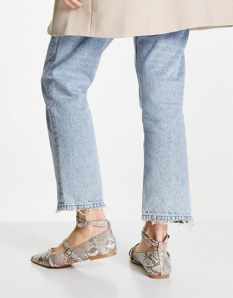 Asos Design Women's Snake Casual Shoes ANS777