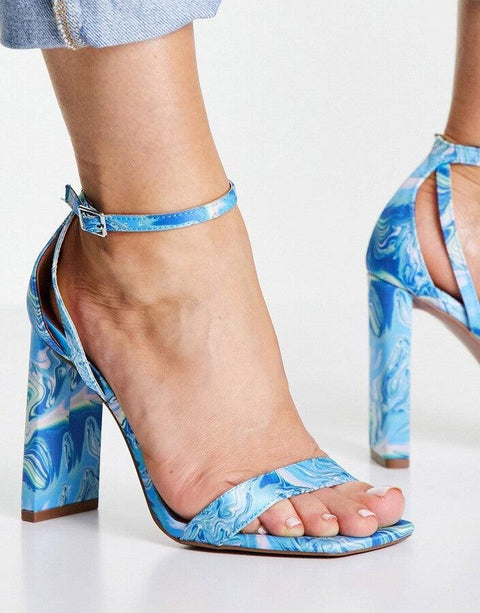 Asos Design Women's Blue Heel ANS1059