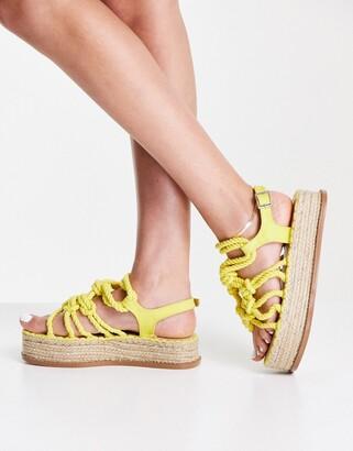 ASOS Design  Women's Yellow Sandal ANS597
